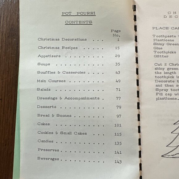 Pot Pourri Christmas Decorations, Recipes St. John’s‎ Guild Pembroke, Bermuda - Picture 4 of 5